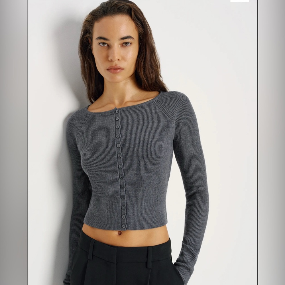 NWT Reformation Meadow Regenerative Merino Cardigan